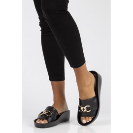 Ciabatte in pelle Filippo DK3590 / 22 Bk nere nero 1