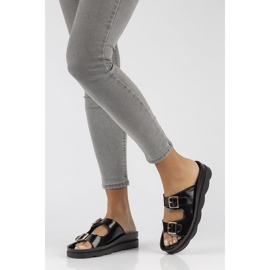 Ciabatte in pelle Filippo DK3599 / 22 Bk nere nero 1