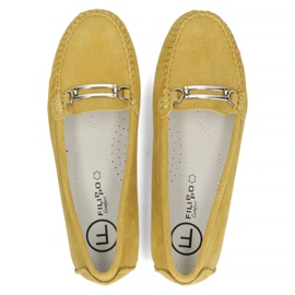 Mocassini in pelle Filippo DP1202/22 Yl giallo 1