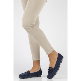 Mocassini in pelle Filippo DP1202/22 Nv blu navy 1