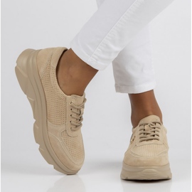Sneakers in pelle Filippo DP2138/22 Be Be beige 1