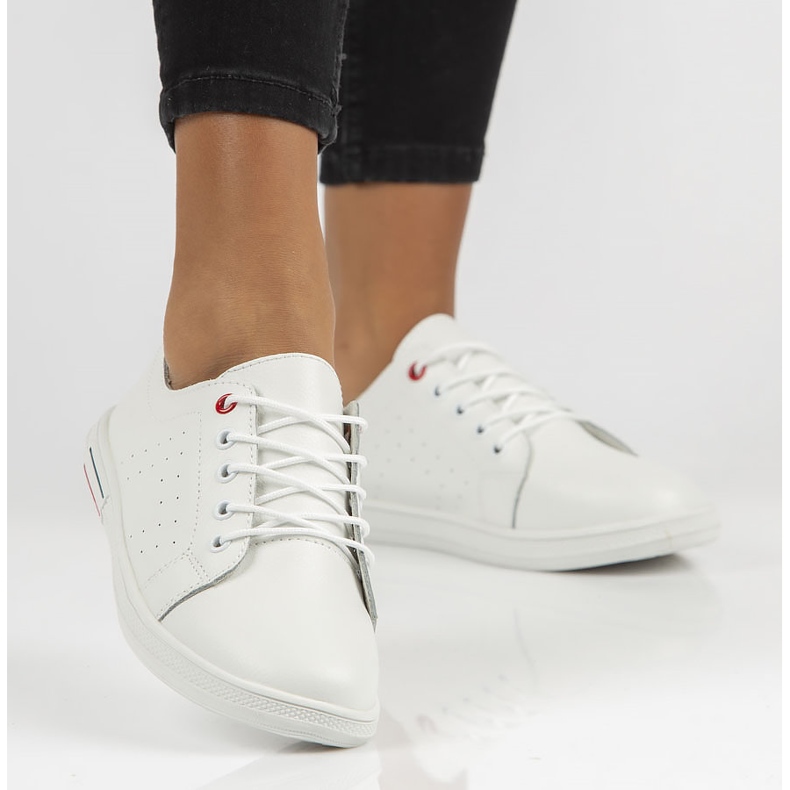 Scarpe in pelle Filippo DP3508 / 22 Wh bianco bianca 1