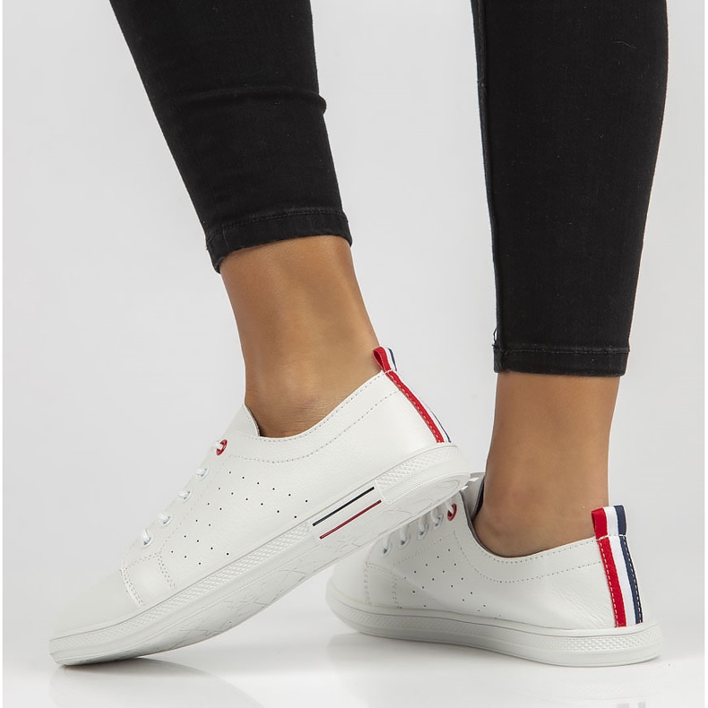 Scarpe in pelle Filippo DP3508 / 22 Wh bianco 2