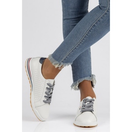 Scarpa in pelle Filippo DP3509/22 Wh bianco 2