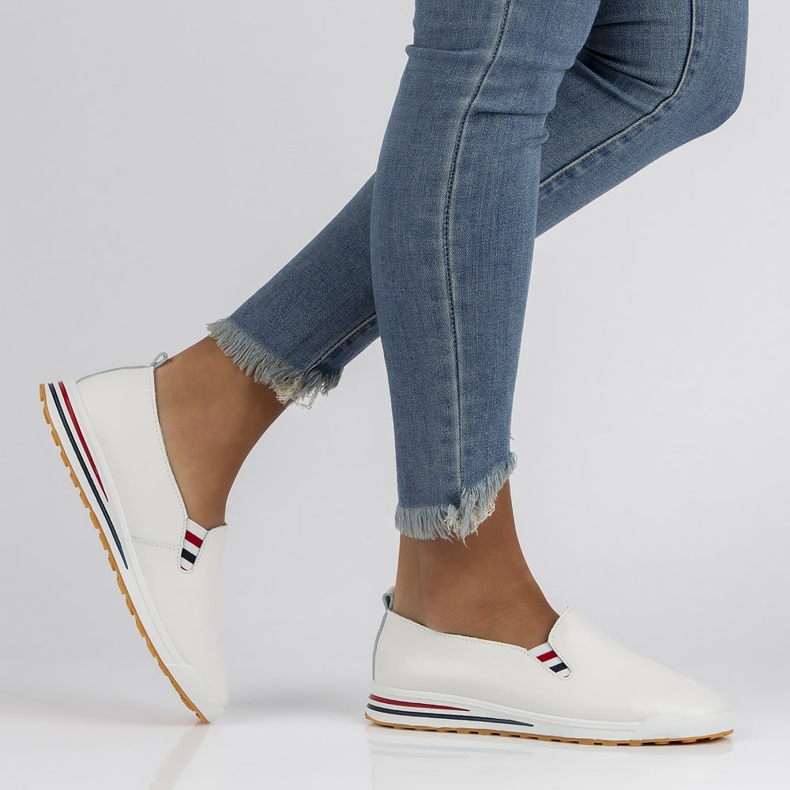 Scarpe in pelle Filippo DP3510 / 22 Wh bianco 1
