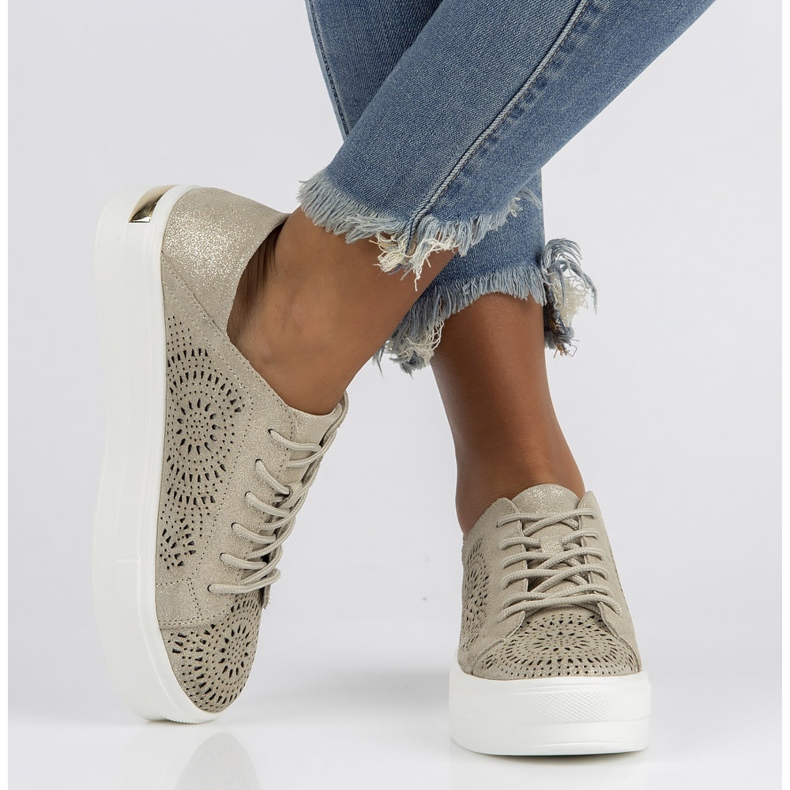 Scarpe in pelle FILIPPO DP3529/22 Go d'oro 2