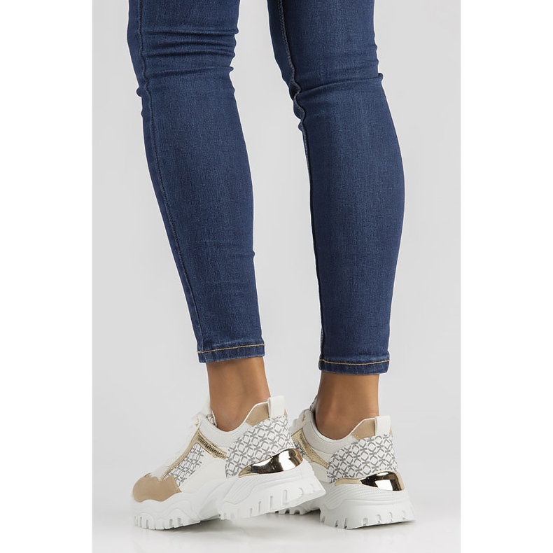 Sneakers Filippo BB116 bianche e beige bianco 2