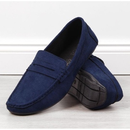 Mocassini slip on M EVE340B blu navy 2