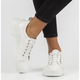 Sneakers in pelle FILIPPO DP3522 / 22 Wh bianche bianca 2