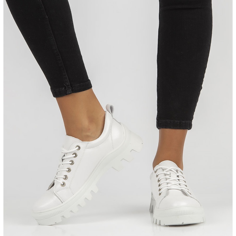 Sneakers in pelle FILIPPO DP3522 / 22 Wh bianche bianco 1