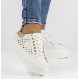 Scarpe in pelle FILIPPO DP3531 / 22 Wh bianco d'oro 1