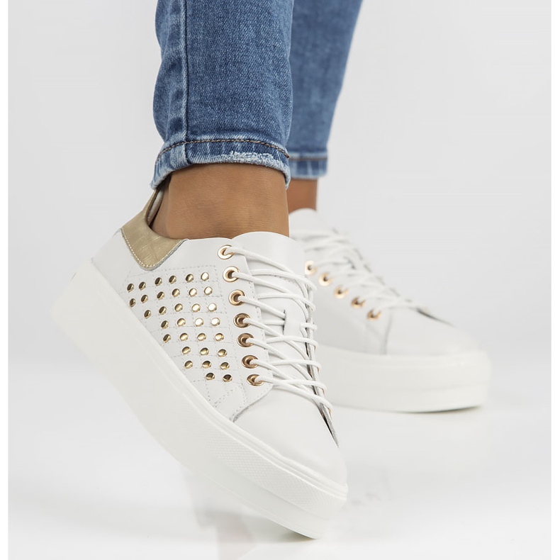 Scarpe in pelle FILIPPO DP3531 / 22 Wh bianco d'oro 1