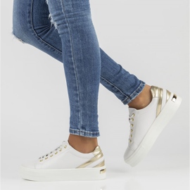 Scarpe in pelle FILIPPO DP3530 / 22 Wh bianco d'oro 1