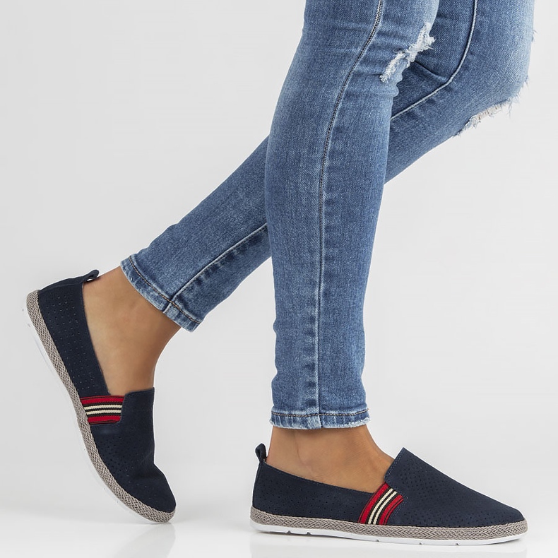 Scarpa in pelle Filippo DP2309/22 Nv blu navy 1