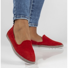 Scarpa rossa Filippo DP081/22 Rd in pelle rosso 1