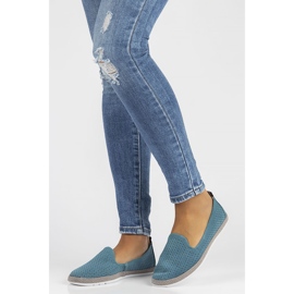 Scarpe in pelle Filippo DP081/22 Bl blu 1