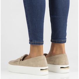 Scarpe in pelle Filippo DP3532/22 Be beige 2