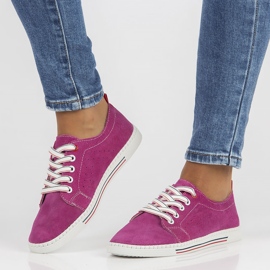 Scarpa in pelle Filippo DP3507/22 Fh fucsia rosa 1