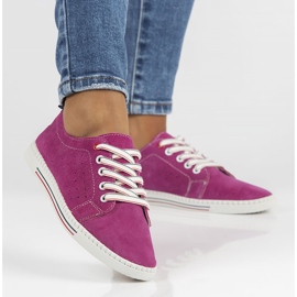 Scarpa in pelle Filippo DP3507/22 Fh fucsia rosa 2