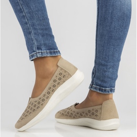 Scarpe in pelle Filippo DP3673/22 Be beige 2
