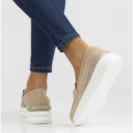 Scarpe in pelle Filippo DP3504/22 Be beige 1