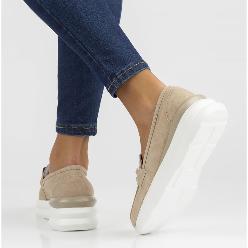 Scarpe in pelle Filippo DP3504/22 Be beige 1