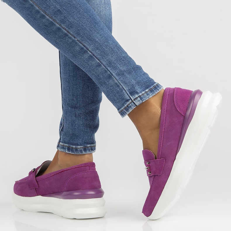Scarpa in pelle Filippo DP3504/22 Fh fucsia rosa 1