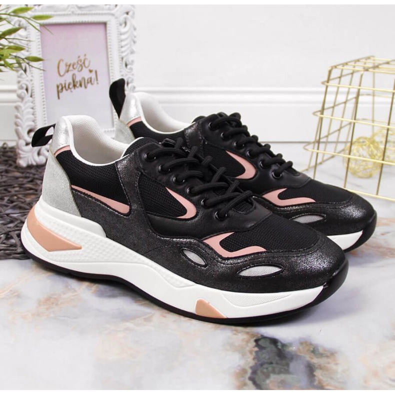 Sneakers sportive Vinceza W JAN91A nere nero 2