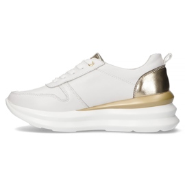 Sneakers in pelle Filippo DP3505 / 22 Wh bianco bianca d'oro 2