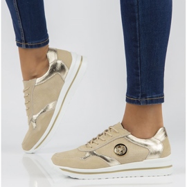 Sneakers in pelle Filippo DP3544/22 Be beige 2