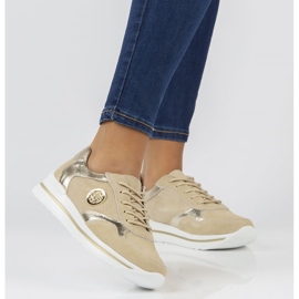 Sneakers in pelle Filippo DP3544/22 Be beige 1