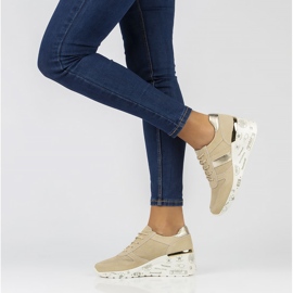 Sneakers in pelle Filippo DP3550/22 Be beige 2