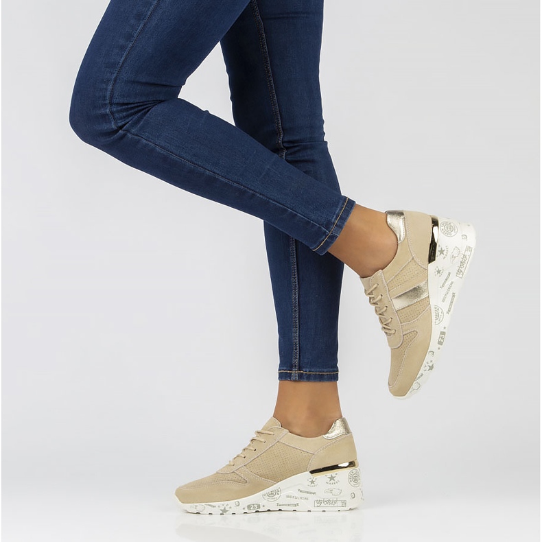 Sneakers in pelle Filippo DP3550/22 Be beige 2