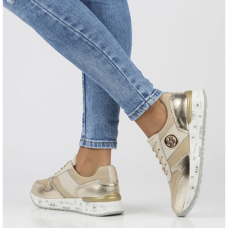 Sneakers in pelle Filippo DP3542/22 Be beige 2