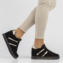 Sneakers in pelle Filippo DP3549/22 Bk nere nero 1