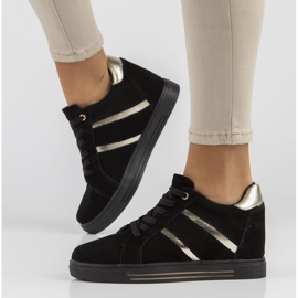 Sneakers in pelle Filippo DP3549/22 Bk nere nero 2