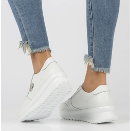 Sneakers in pelle Filippo DP3547 / 22 Wh bianche bianca 2