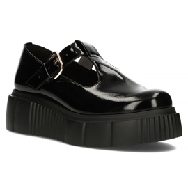 Scarpa in pelle Filippo 20102 nera nero 1