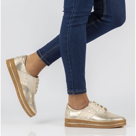 Scarpe in pelle Filippo 10123 oro d'oro 1