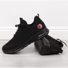 Rieker M RKR534 calzini neri scarpe sportive nero 2