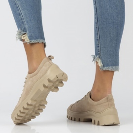 Sneakers in pelle FILIPPO DP3522/22 Be beige 2