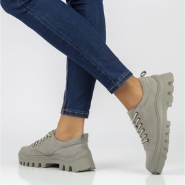 Sneakers in pelle FILIPPO DP3522/22 Gr grigie grigio 1