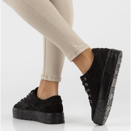Sneakers in pelle FILIPPO DP3527/22 Bk nere nero 1