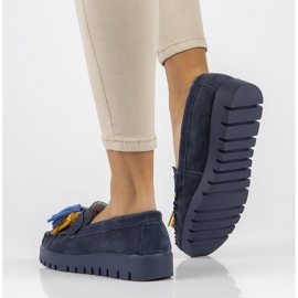 Scarpa in pelle Filippo DP3535/22 Nv blu navy 2