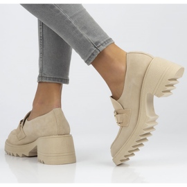 Scarpa in camoscio Filippo 20107 beige 1