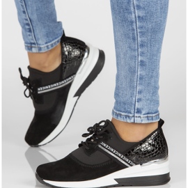 Sneakers in pelle Filippo DP1388/22 Bk nere nero 1