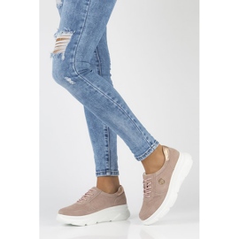Sneakers in pelle Filippo DP2138/22 Lt Pi rosa 1