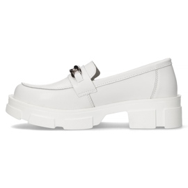 Scarpa in pelle Filippo DP3221/22 Wh bianca bianco 2