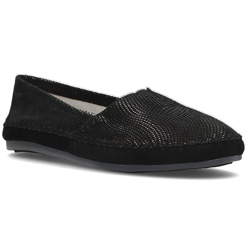 Scarpa in pelle Filippo DP031/22 Bk nera nero 1
