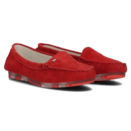 Mocassini Filippo DP2037 / 22 Rd in pelle rossi rosso 1